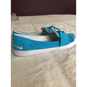 Bright Blue Nike Slip-On Shoes
